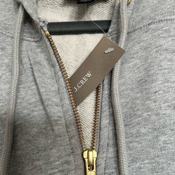 J. Crew University Terry Zip-Up Hoodie - NWT! - Picture 6 of 10